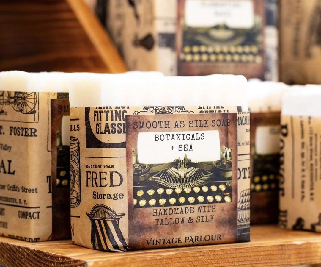 Handmade Tallow Soap – Natural Vintage Inspired Cold Process Bar Soap - Vintage Parlour