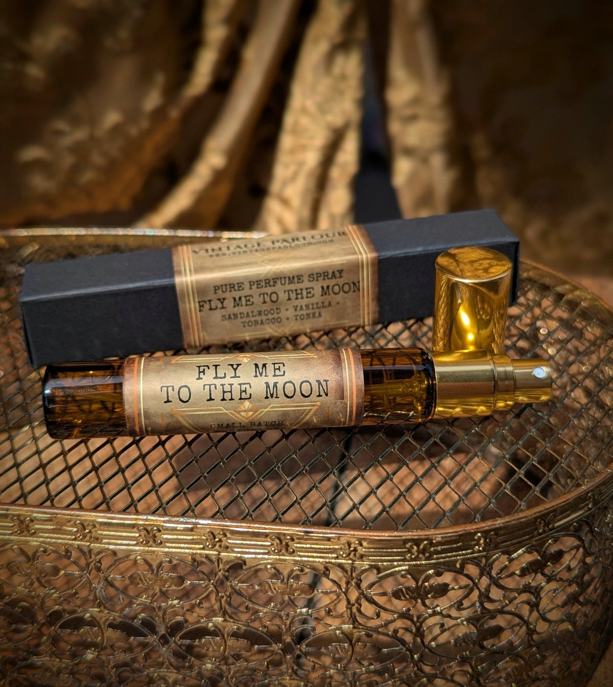 Old Hollywood Perfume Spray – Vintage Inspired Fragrance Gift for Her | 1920s–1940s Scent Collection - Vintage Parlour