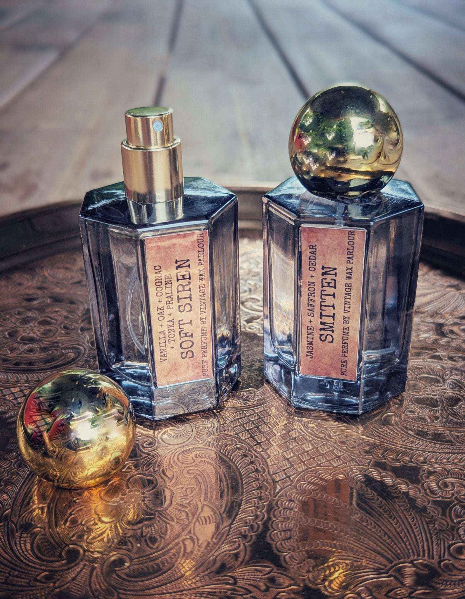 Vintage-Inspired Perfume in Large Bottle