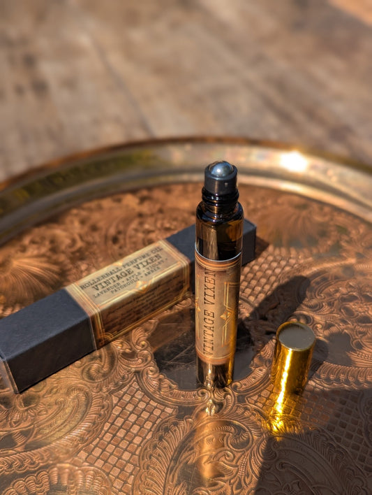 •	vintage perfume oil rollerball 
•	travel size perfume oil 
•	vanilla perfume rollerball 
•	smoky speakeasy fragrance oil 
•	old hollywood perfume oil
